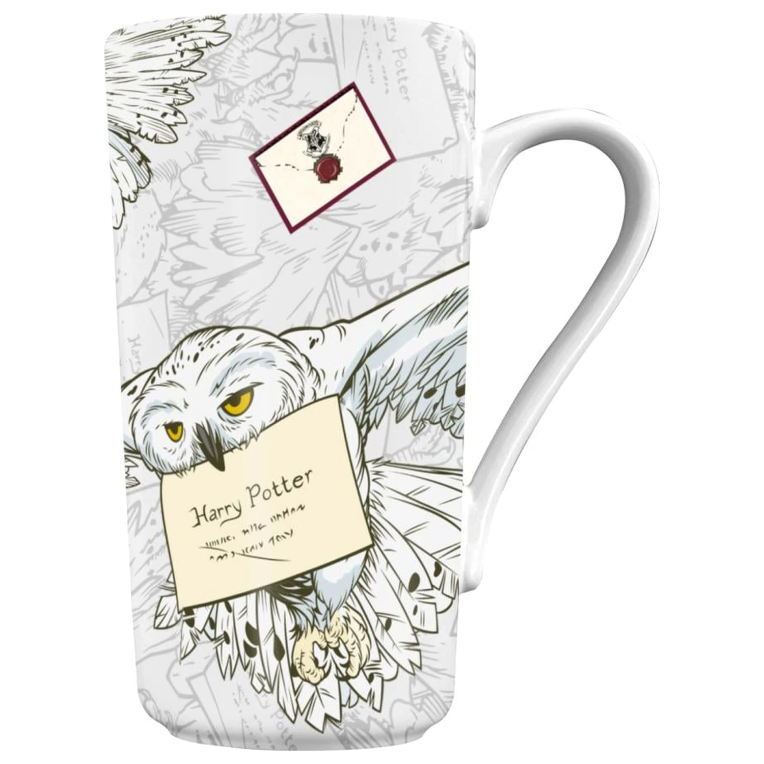 Harry Potter Hedwig latte hrnček produktová fotografia