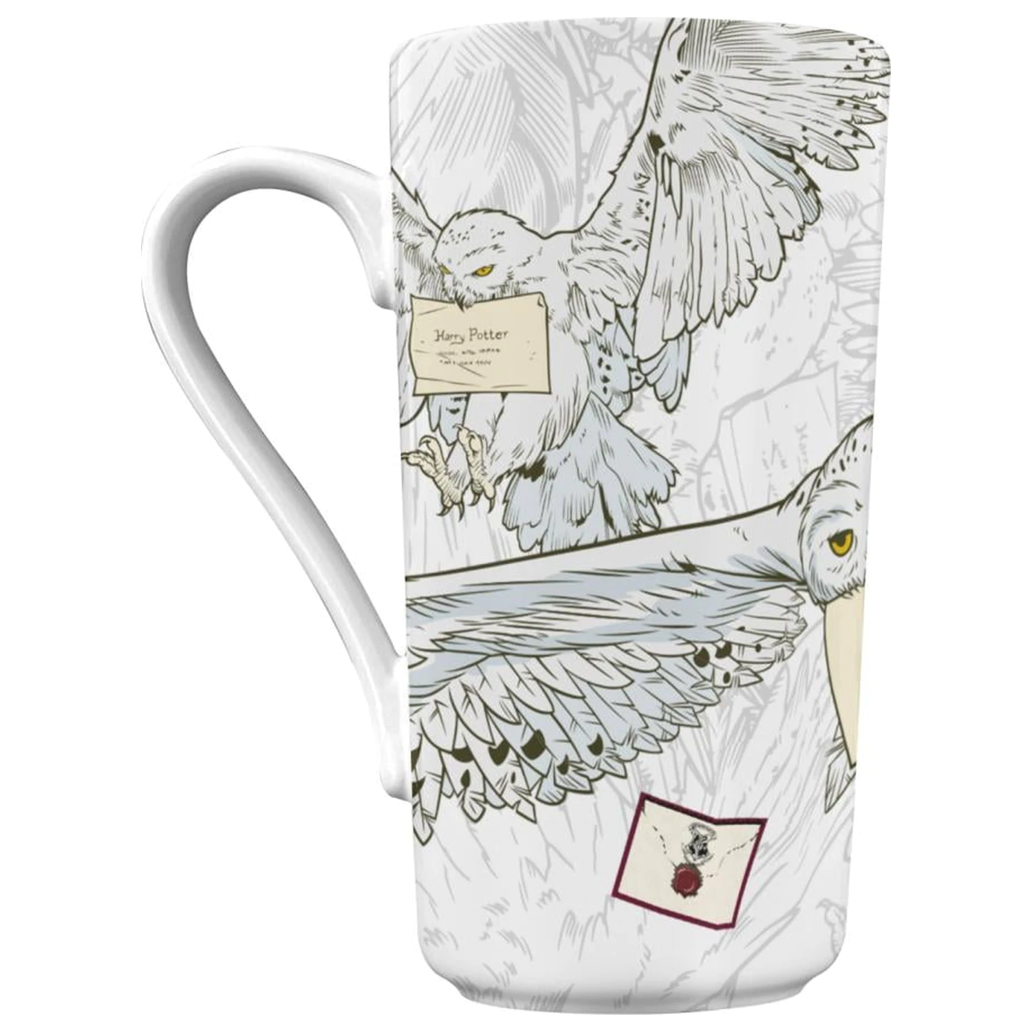 Harry Potter Hedwig latte hrnček produktová fotografia