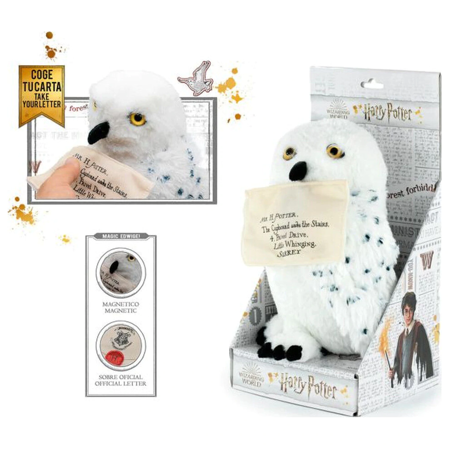 Harry Potter Hedwig Owl plyšová hračka 30cm produktová fotografia