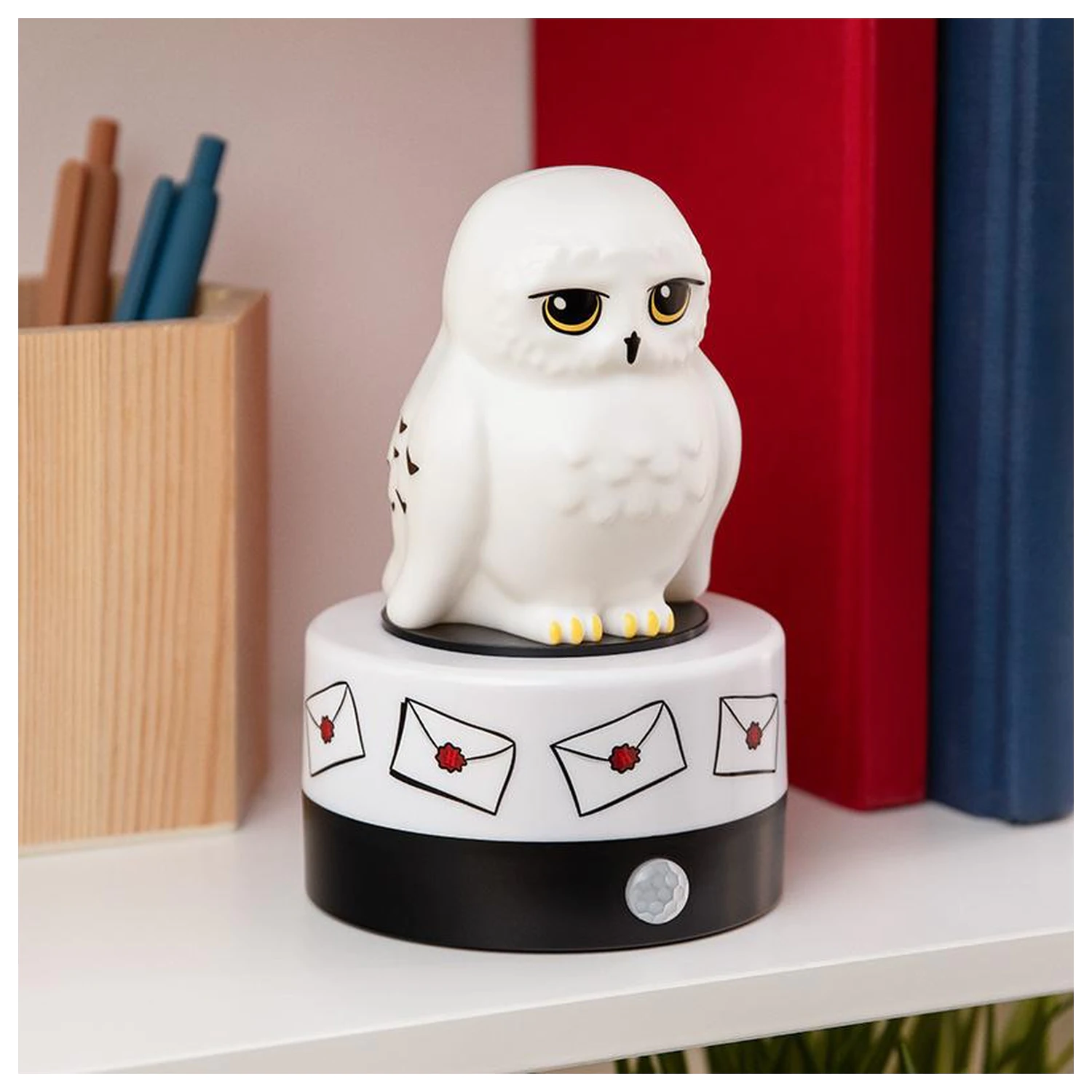 Harry Potter Hedwig lampa strážca izby s detektorom pohybu produktová fotografia