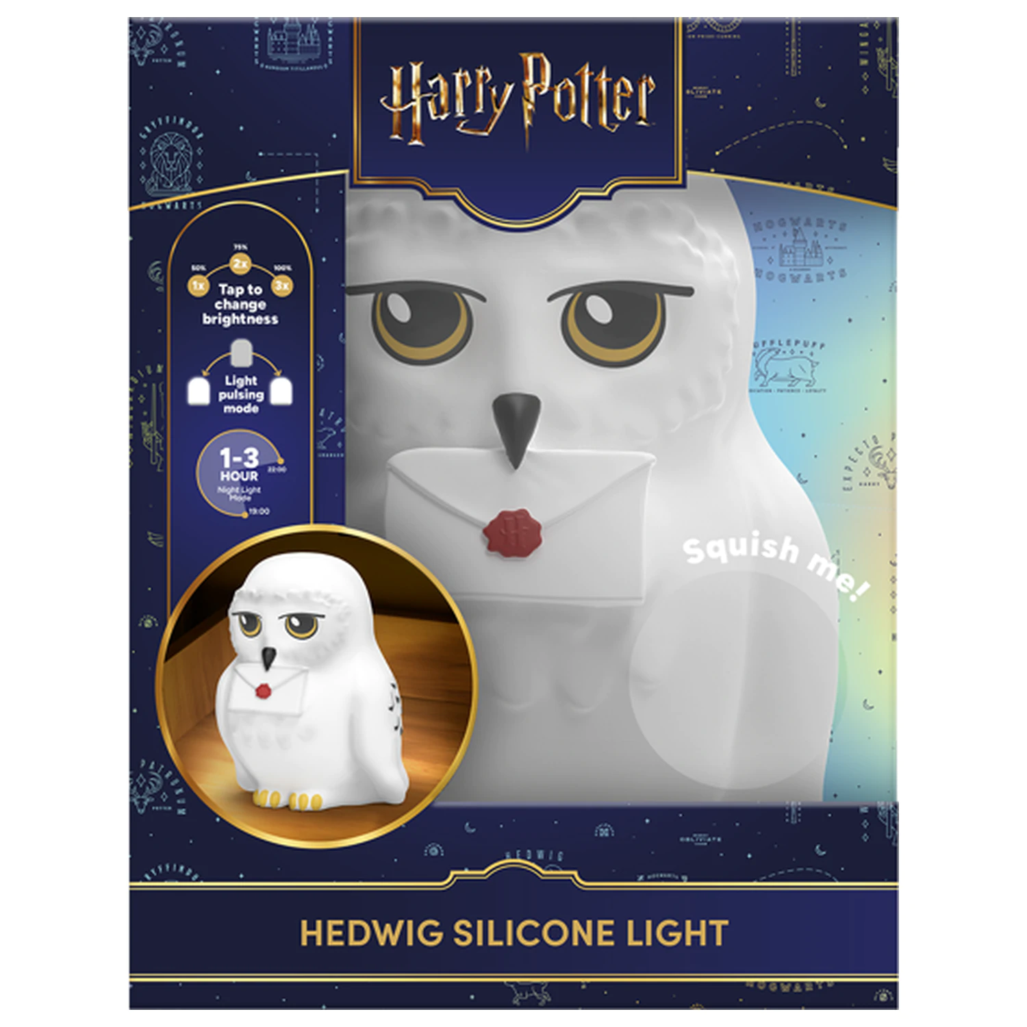Harry Potter Hedwig 'SquishyGlo' Dekoratívne svetlo nabíjateľné produktová fotografia