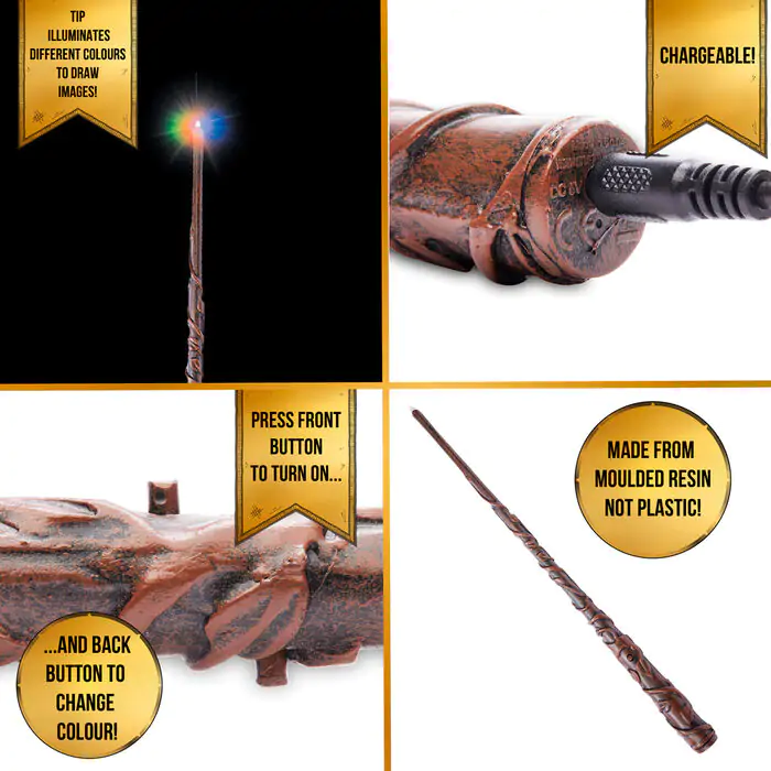 Harry Potter Hermione Granger Deluxe Lumos prútik produktová fotografia