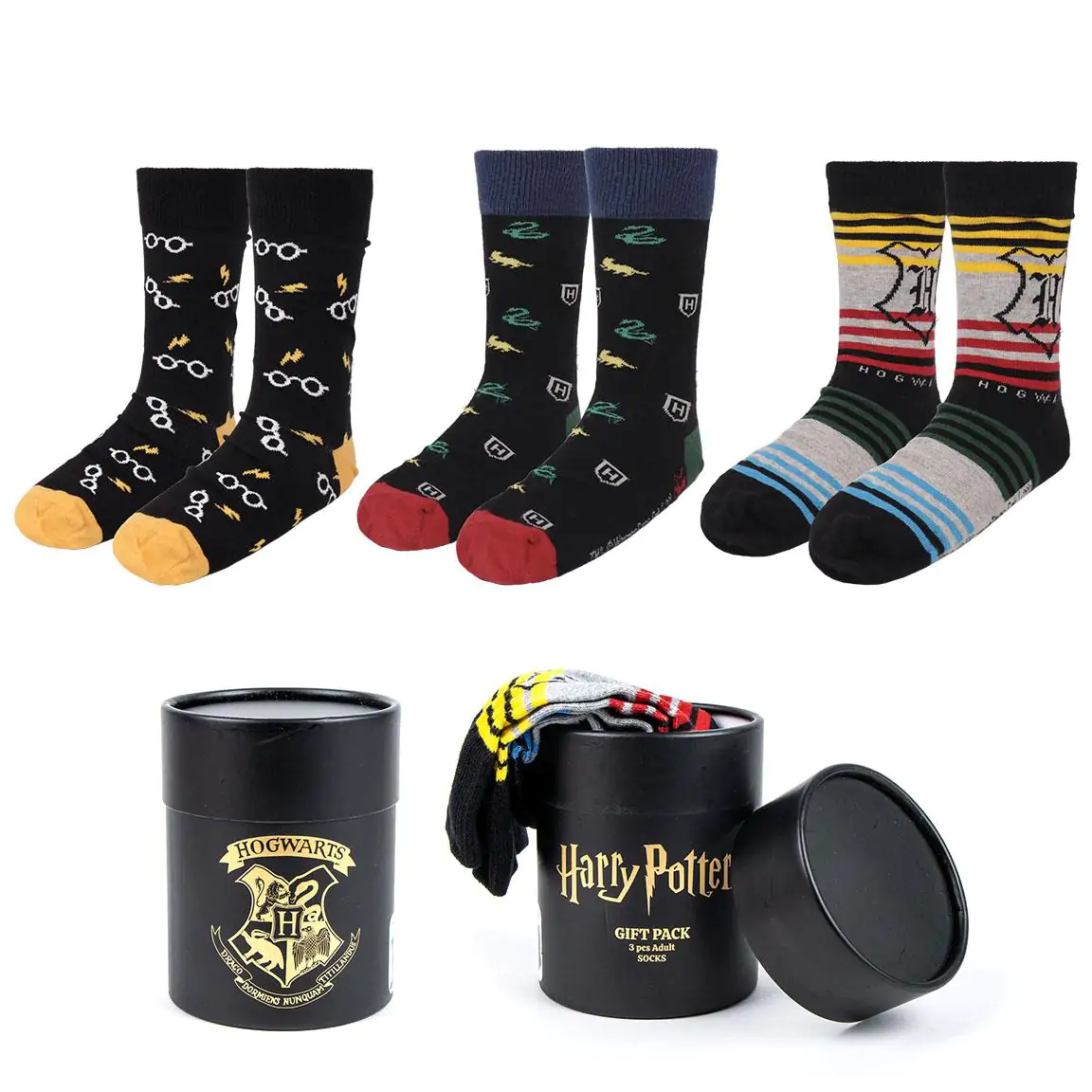 Harry Potter ponožky 3-pack Hogwarts 38-45 termékfotó