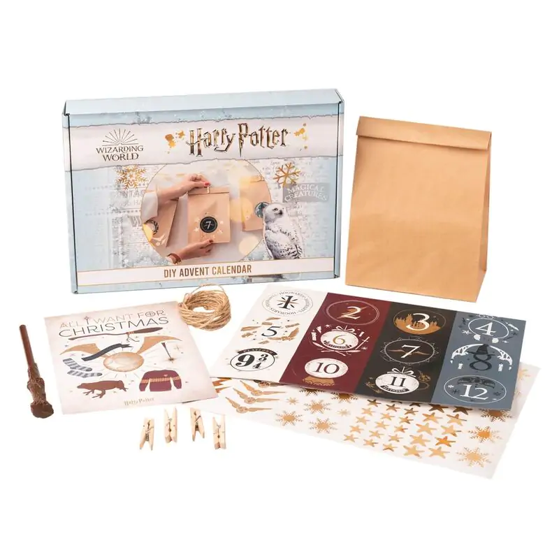 Harry Potter Hogwarts Vianočný adventný kalendár produktová fotografia