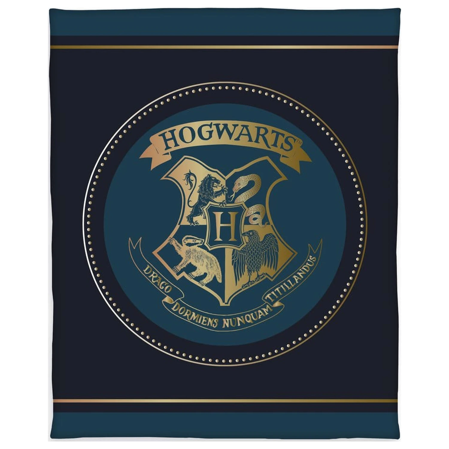 Harry Potter fleecová deka Hogwarts Crest 130 x 160 cm produktová fotografia