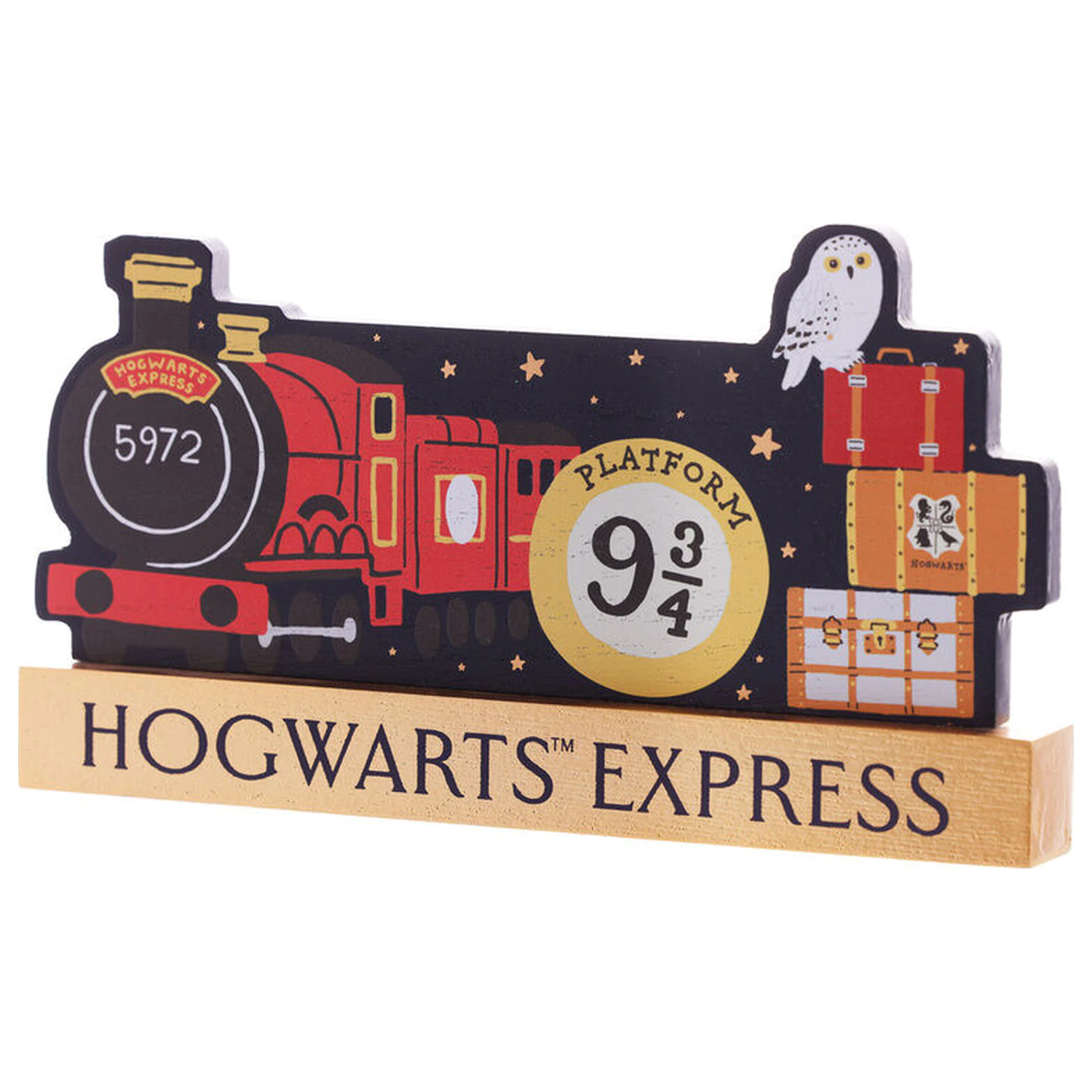 Harry Potter Hogwarts Express ozdobná plaketa na krbovú rímsu produktová fotografia
