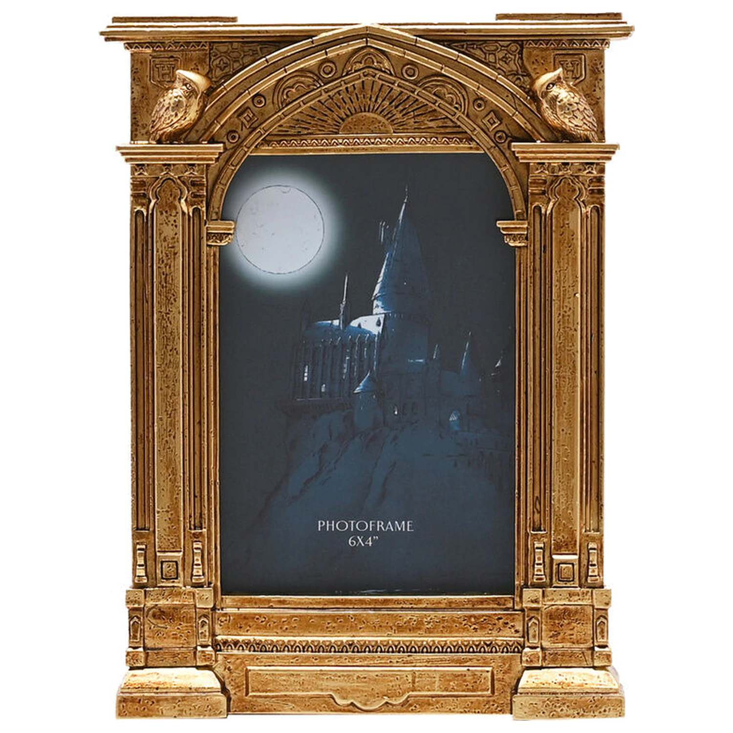 Harry Potter Hogwarts zlatý fotorámik produktová fotografia