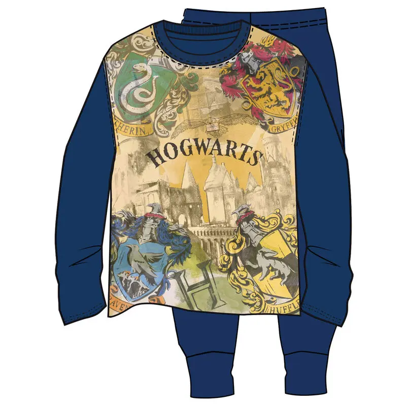 Harry Potter Hogwarts dětské pyžamo termékfotó