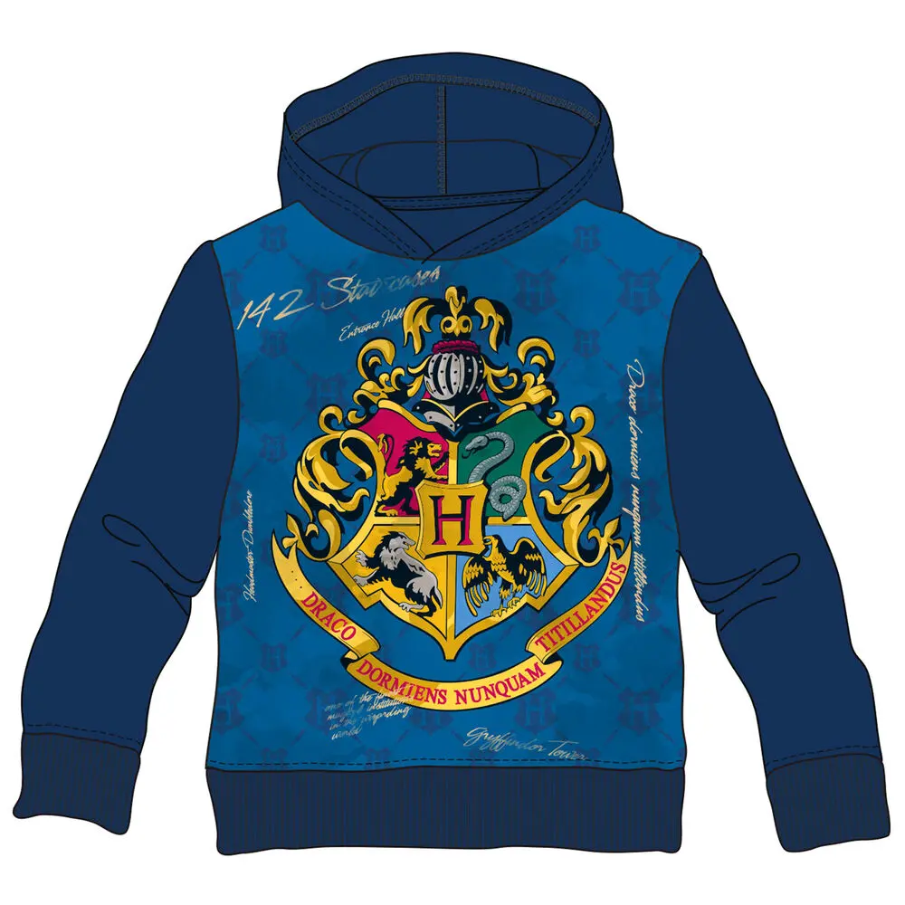 Harry Potter Hogwarts detská mikina s kapucňou produktová fotografia
