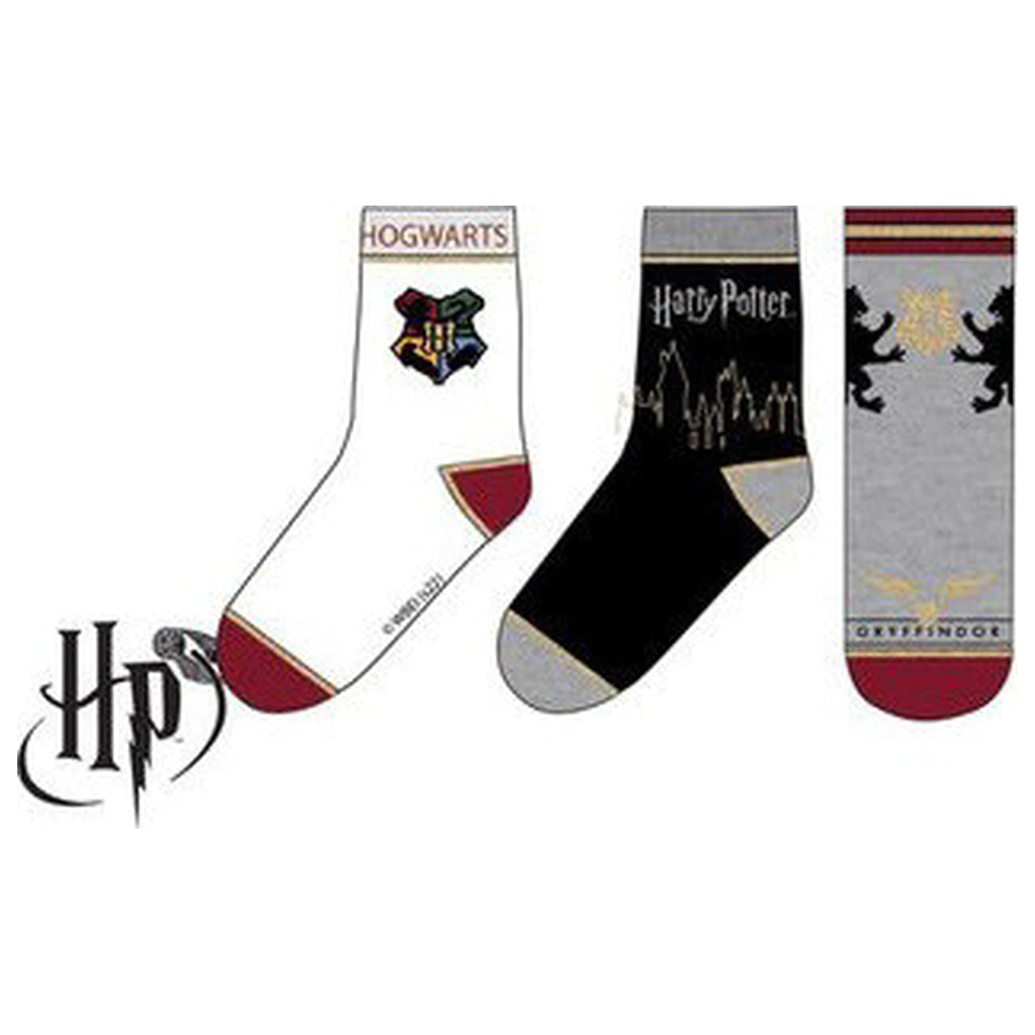 Harry Potter Hogwarts detské ponožky 27/30 produktová fotografia