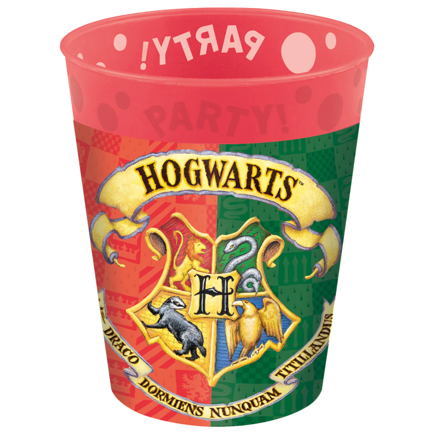 Harry Potter Hogwarts Houses micro prémiová plastová súprava 4 pohárov, 250 ml produktová fotografia
