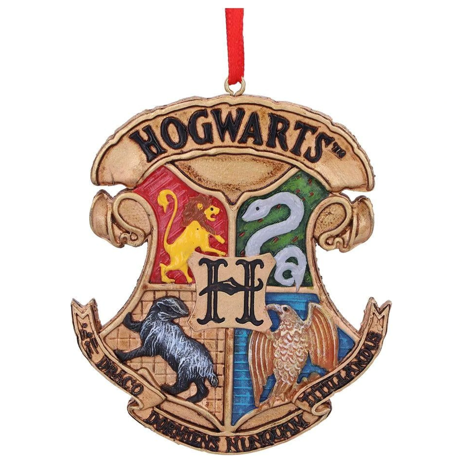 Harry Potter Hogwarts vianočná ozdoba na stromček 8 cm produktová fotografia