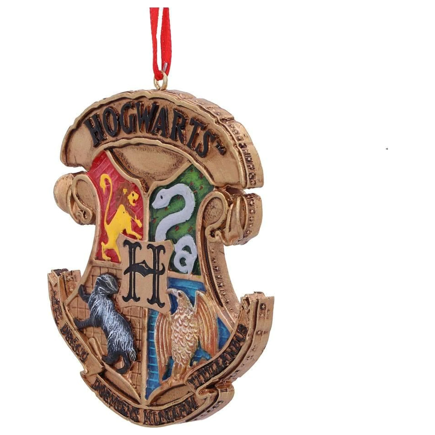 Harry Potter Hogwarts vianočná ozdoba na stromček 8 cm produktová fotografia