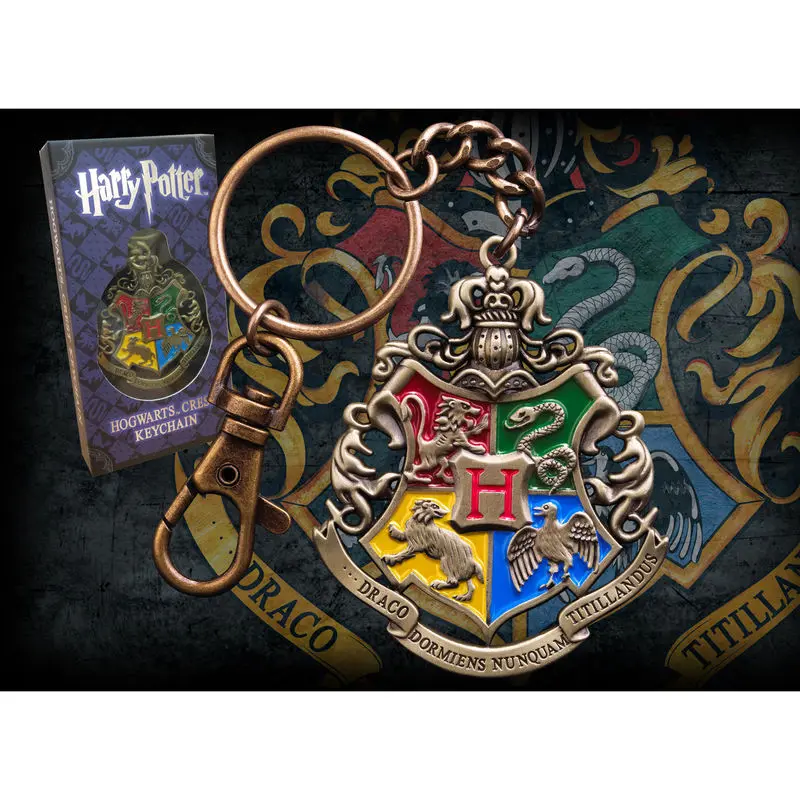 Harry Potter kovová kľúčenka Hogwarts 5 cm produktová fotografia