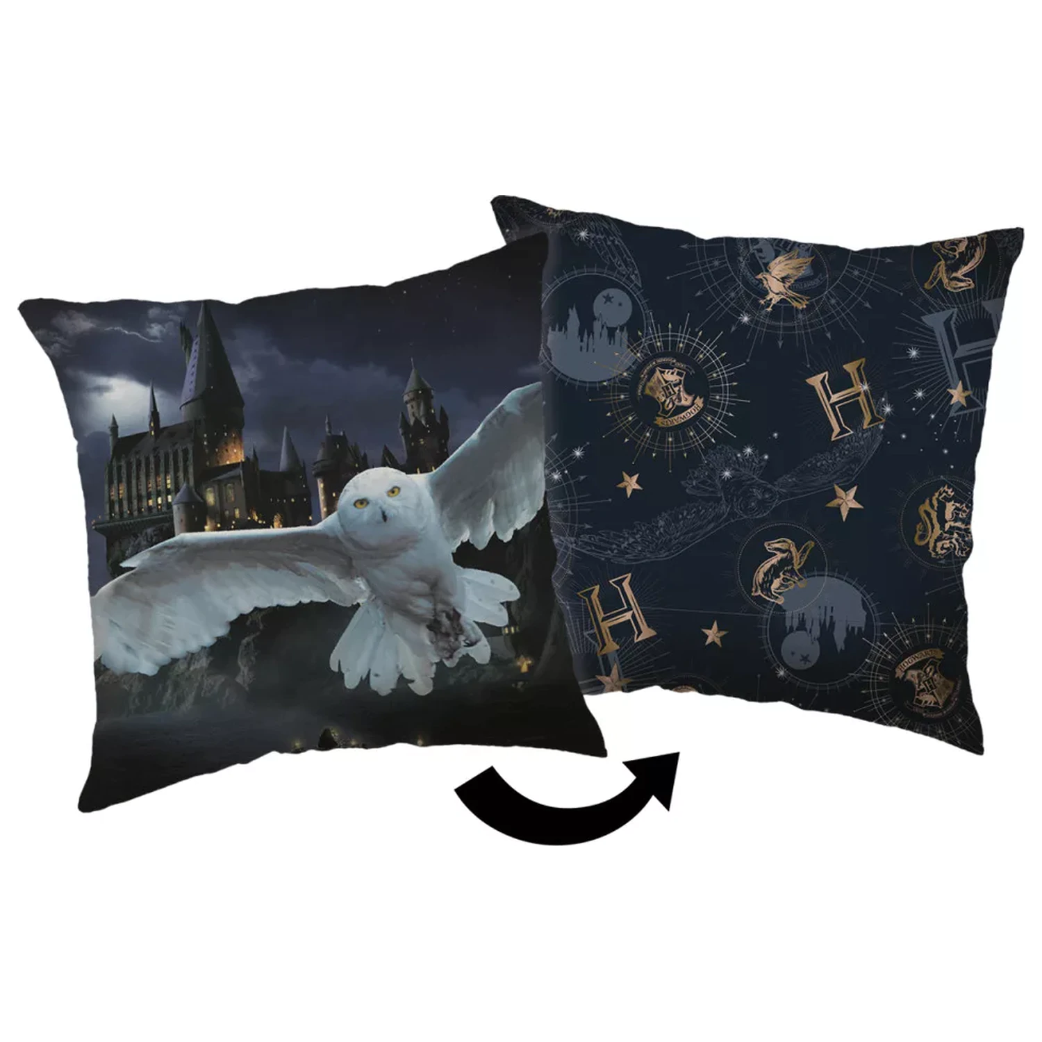 Harry Potter Hogwarts Night vankúš, dekoračný vankúš produktová fotografia