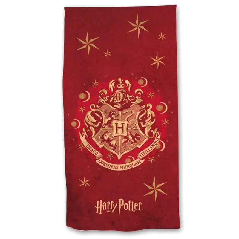 Harry Potter Hogwarts bavlnený plážový uterák produktová fotografia
