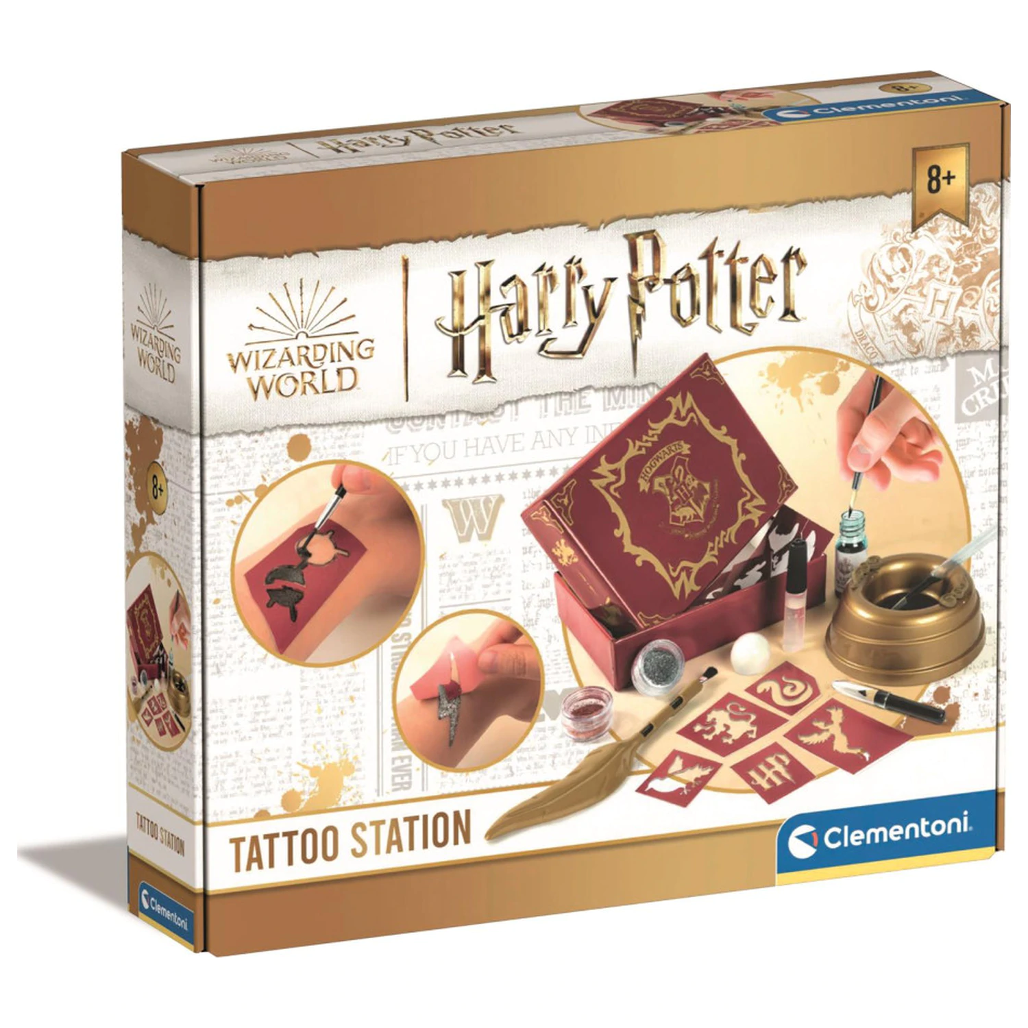 Harry Potter Hogwarts Súprava tetovaní produktová fotografia