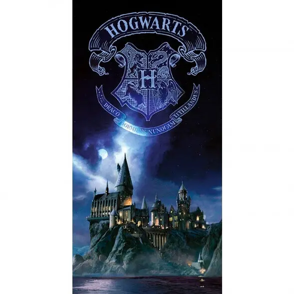 Harry Potter Hogwarts sklenený plagát produktová fotografia