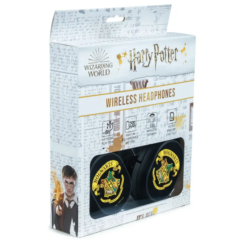 Harry Potter Hogwarts bezdrôtové slúchadlá produktová fotografia