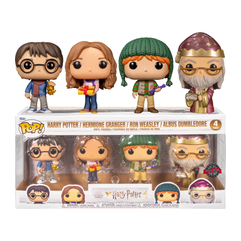 Harry Potter POP! Movies vinylová figúrka - 4-balenie Holiday 9 cm produktová fotografia