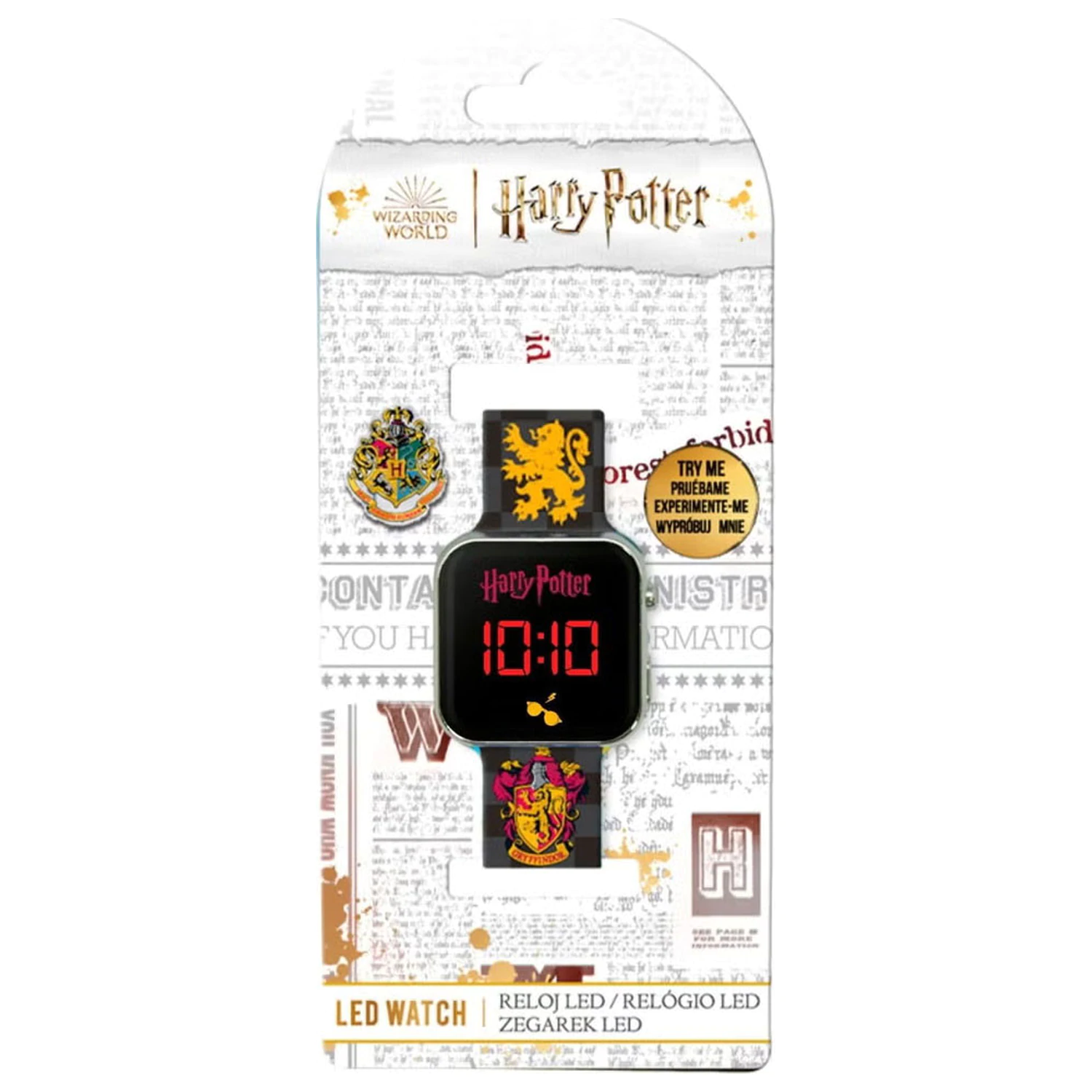 Harry Potter Houses digitálne LED náramkové hodinky produktová fotografia