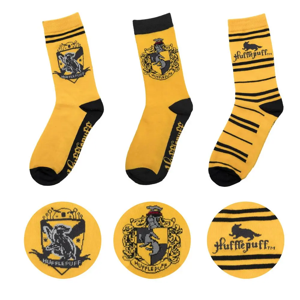 Harry Potter Socks 3-kusový balíček Hufflepuff termékfotó