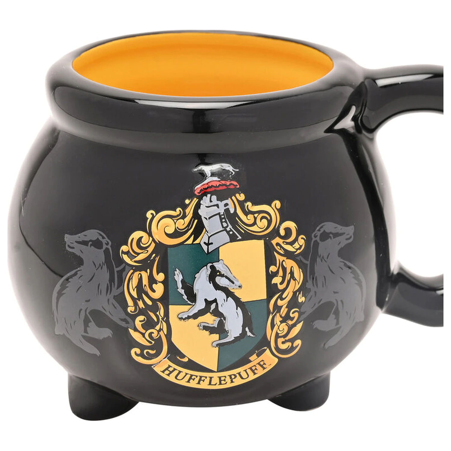 Harry Potter Hufflepuff hrnček kotlík produktová fotografia