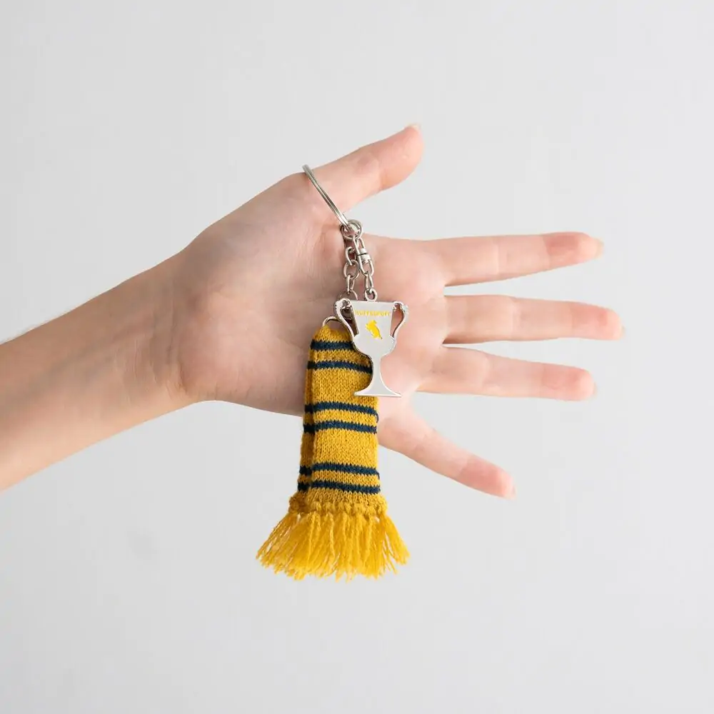 Harry Potter Hufflepuff šál prívesok na kľúče produktová fotografia