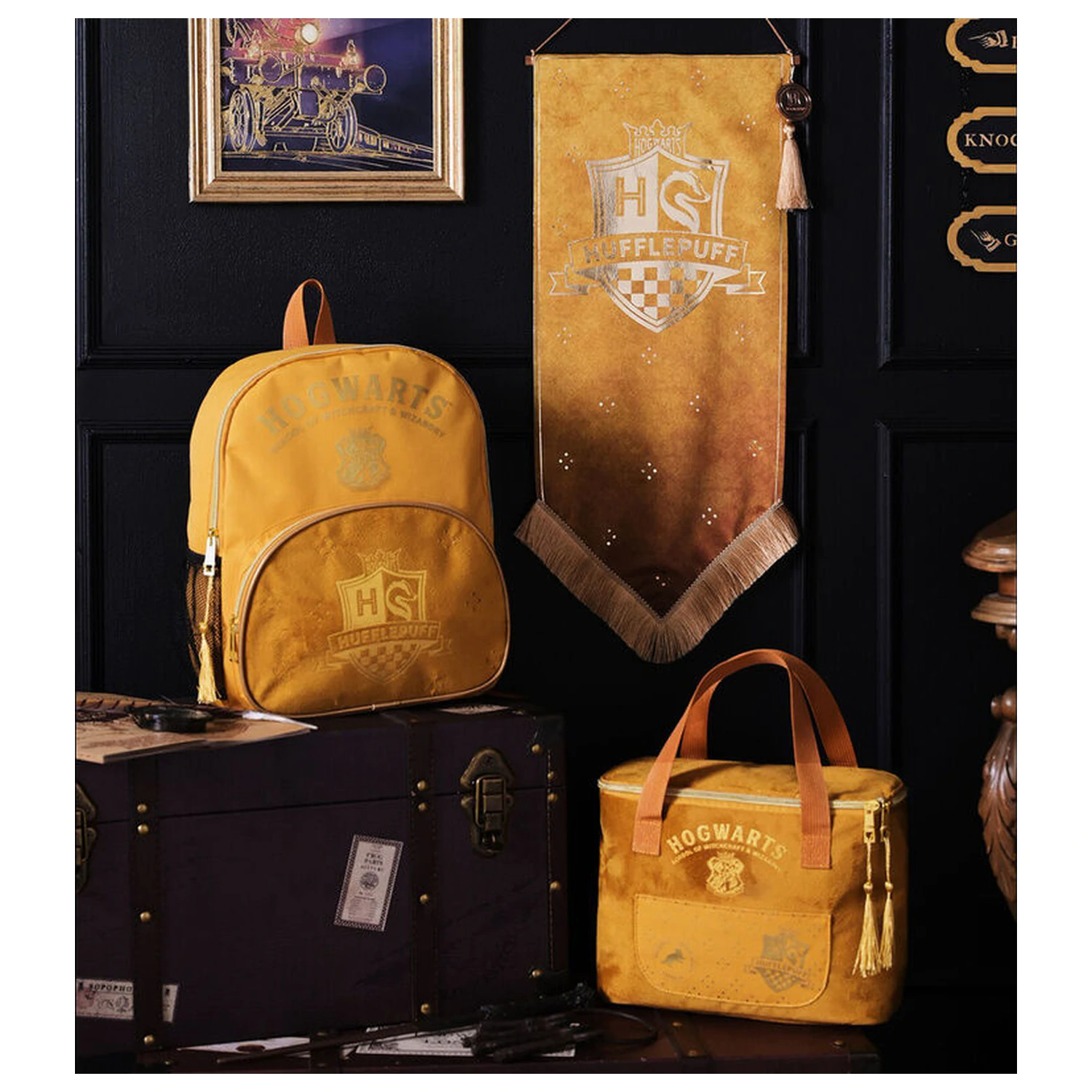 Harry Potter Hufflepuff ruksak produktová fotografia