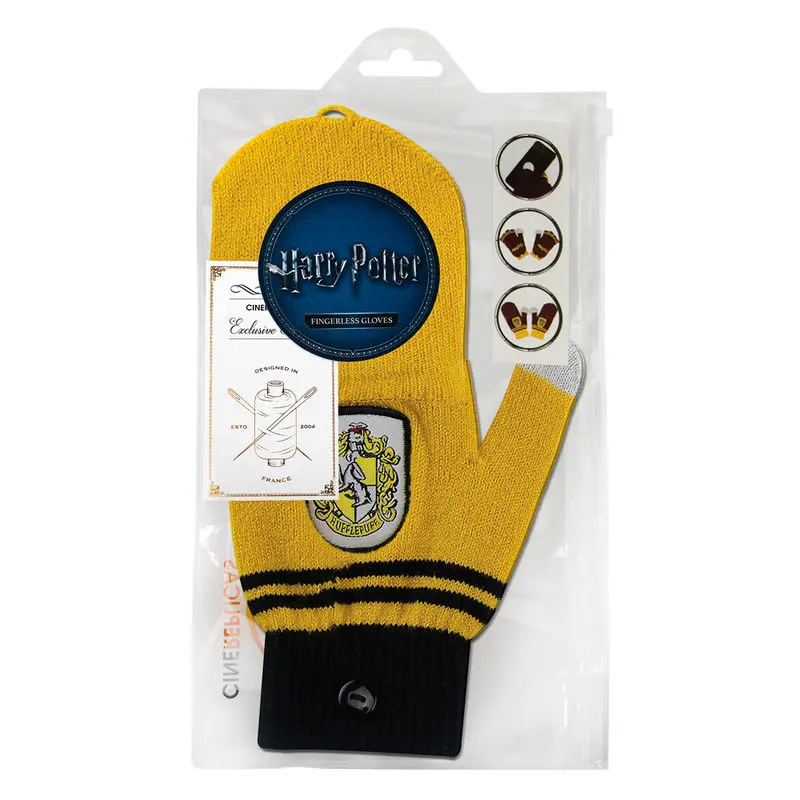 Harry Potter Gloves (Fingerless) Hufflepuff - Bezprstové rukavice produktová fotografia