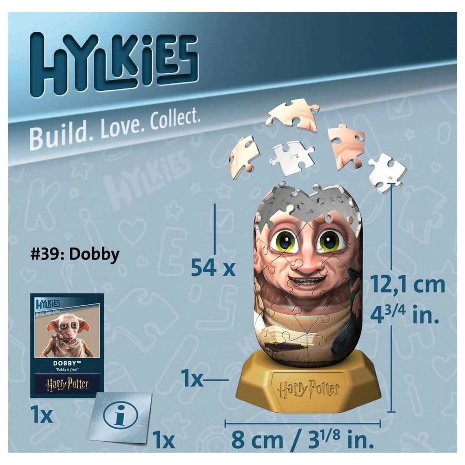Harry Potter Hylkies 3D Skladačka #39 Dobby 12 cm produktová fotografia