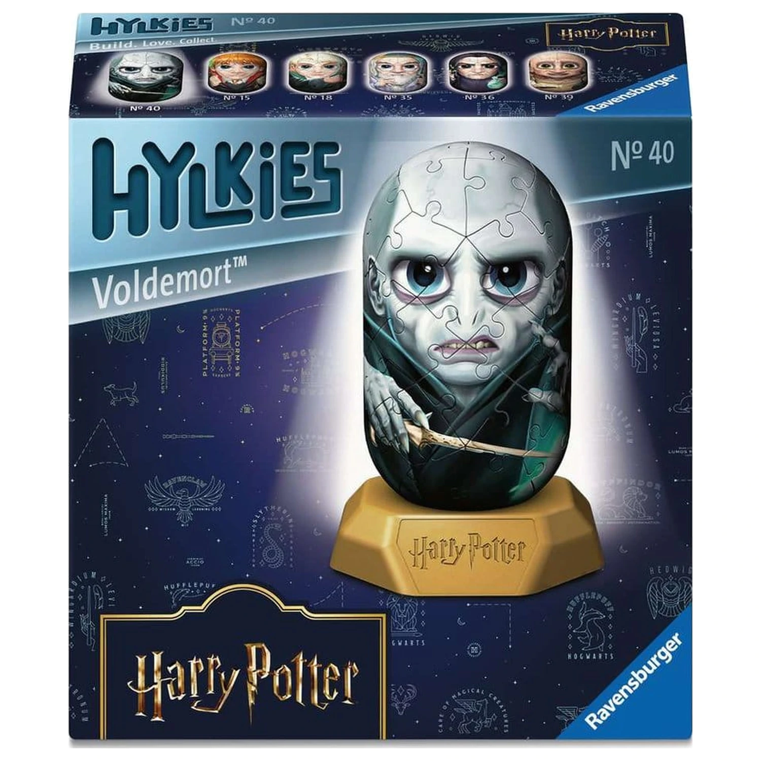 Harry Potter Hylkies 3D puzzle #40 Voldemort 12 cm produktová fotografia
