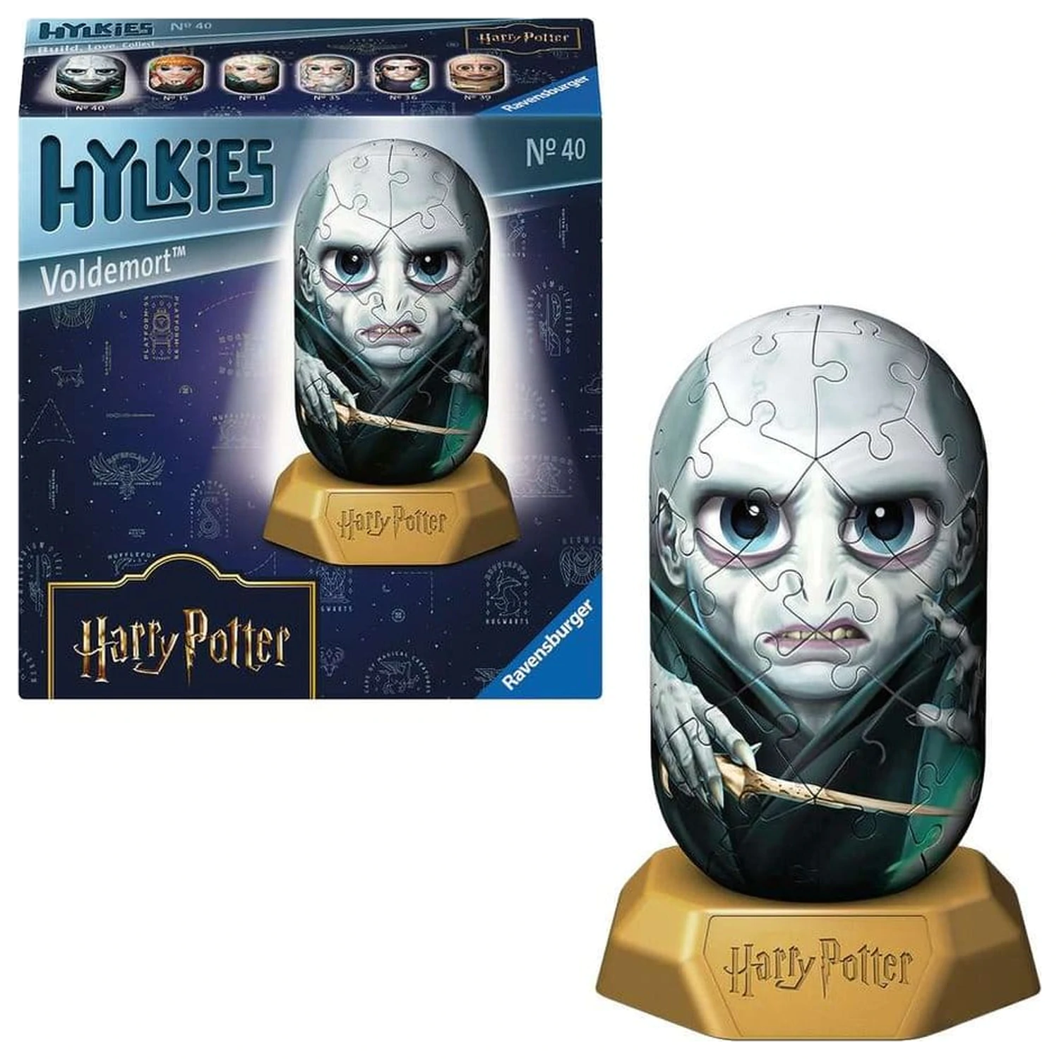 Harry Potter Hylkies 3D puzzle #40 Voldemort 12 cm produktová fotografia