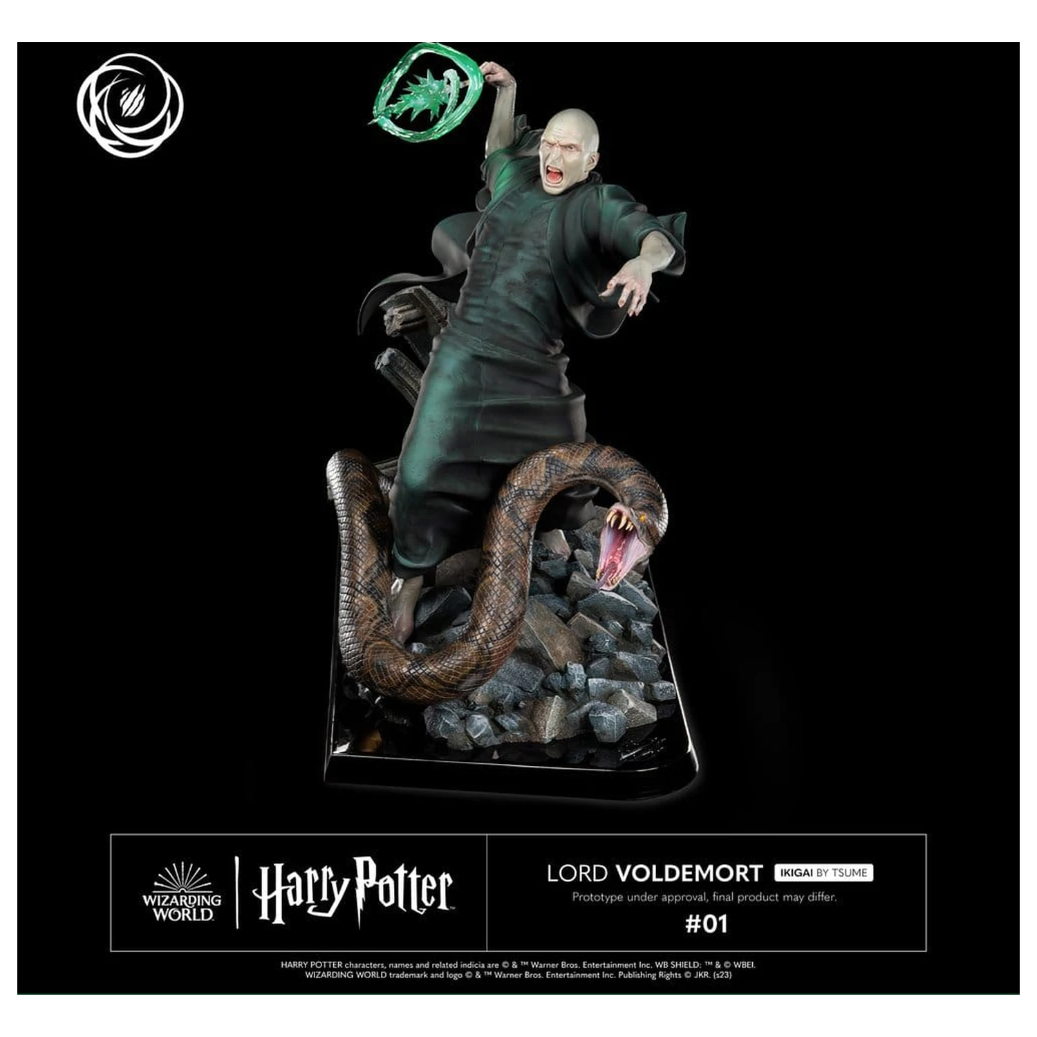Harry Potter IKIGAI figúrka 1/6 Lord Voldemort 32 cm produktová fotografia