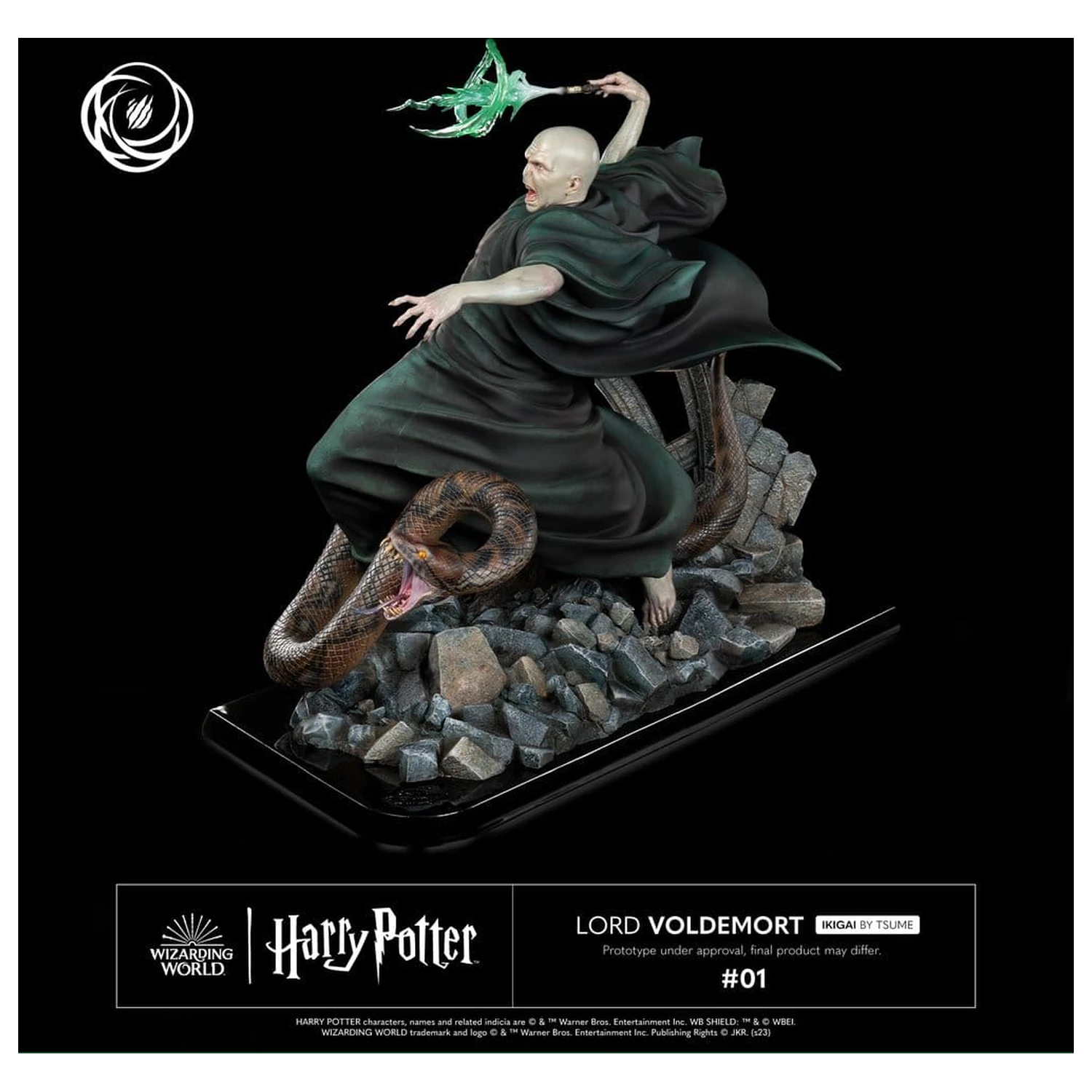 Harry Potter IKIGAI figúrka 1/6 Lord Voldemort 32 cm produktová fotografia