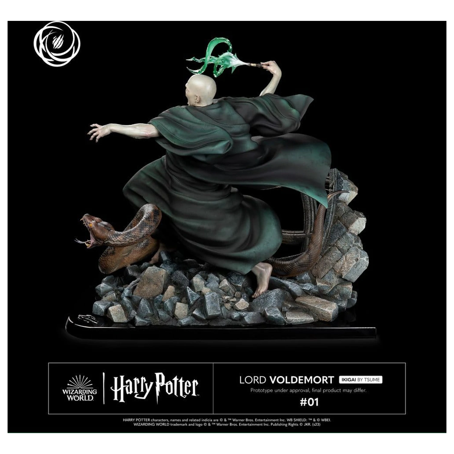 Harry Potter IKIGAI figúrka 1/6 Lord Voldemort 32 cm produktová fotografia
