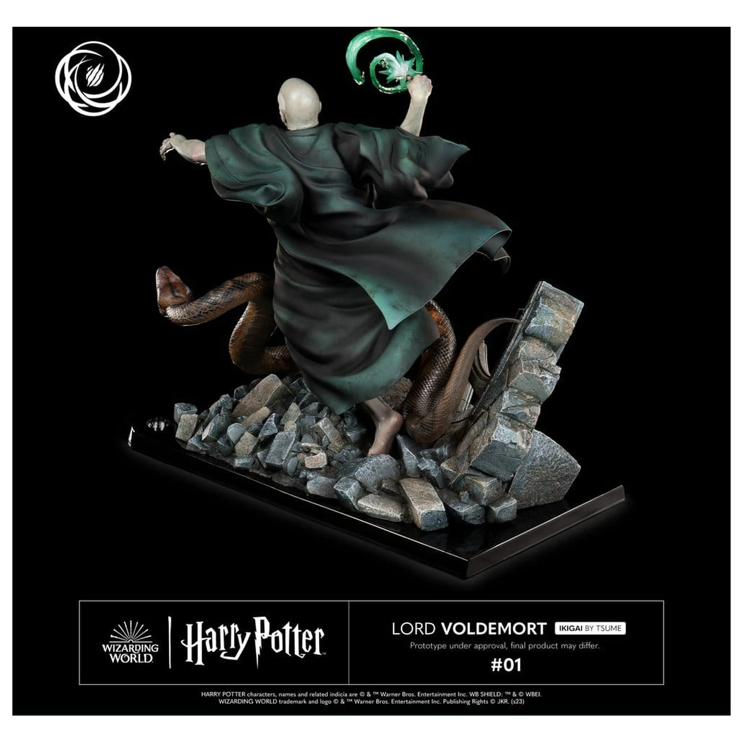 Harry Potter IKIGAI figúrka 1/6 Lord Voldemort 32 cm produktová fotografia