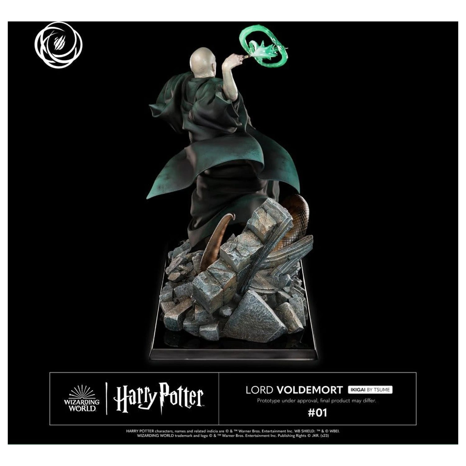 Harry Potter IKIGAI figúrka 1/6 Lord Voldemort 32 cm produktová fotografia