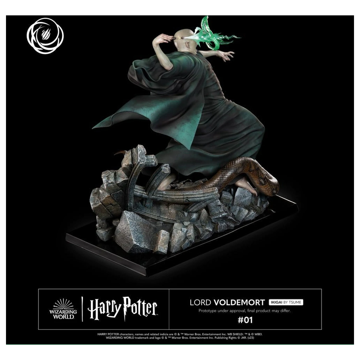 Harry Potter IKIGAI figúrka 1/6 Lord Voldemort 32 cm produktová fotografia