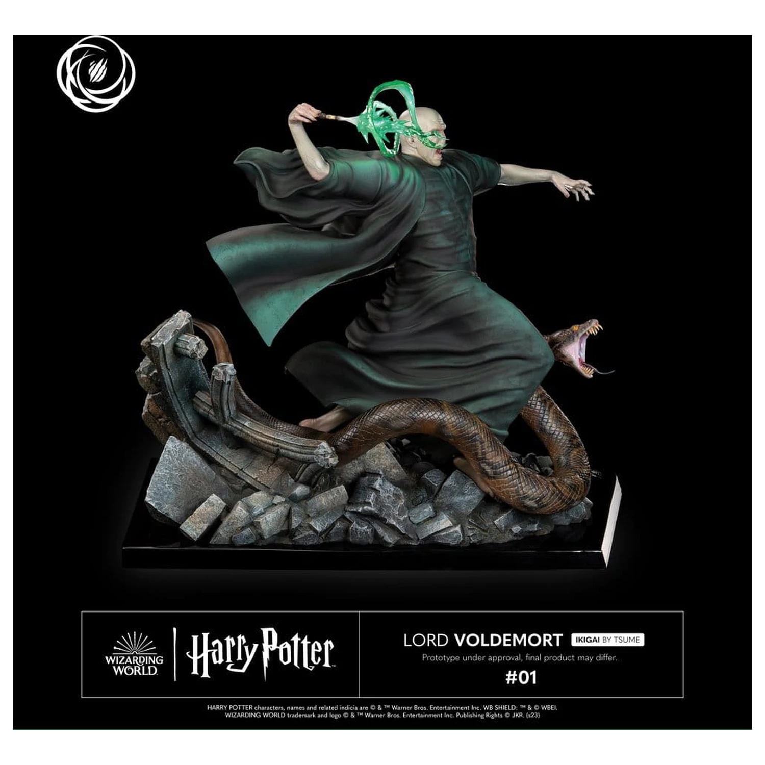 Harry Potter IKIGAI figúrka 1/6 Lord Voldemort 32 cm produktová fotografia