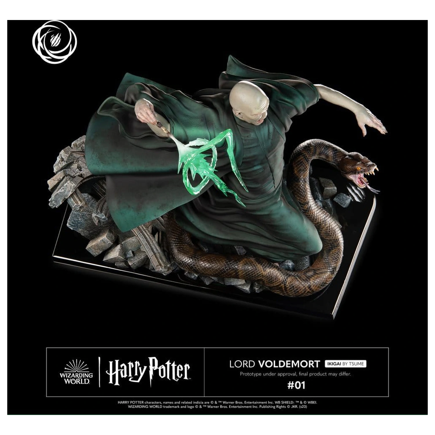 Harry Potter IKIGAI figúrka 1/6 Lord Voldemort 32 cm produktová fotografia
