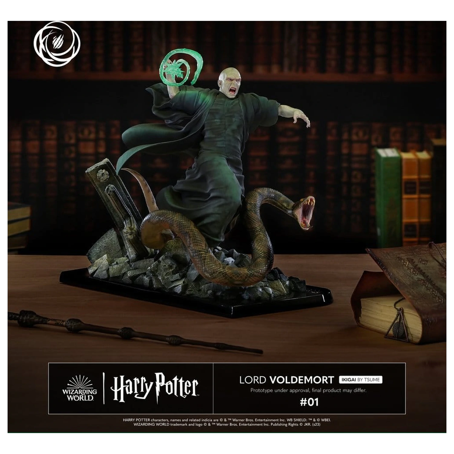 Harry Potter IKIGAI figúrka 1/6 Lord Voldemort 32 cm produktová fotografia