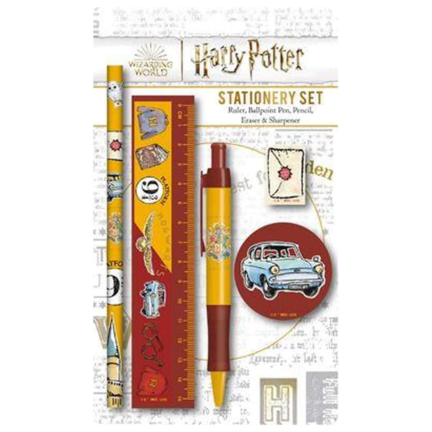 Harry Potter Sada písacích potrieb produktová fotografia