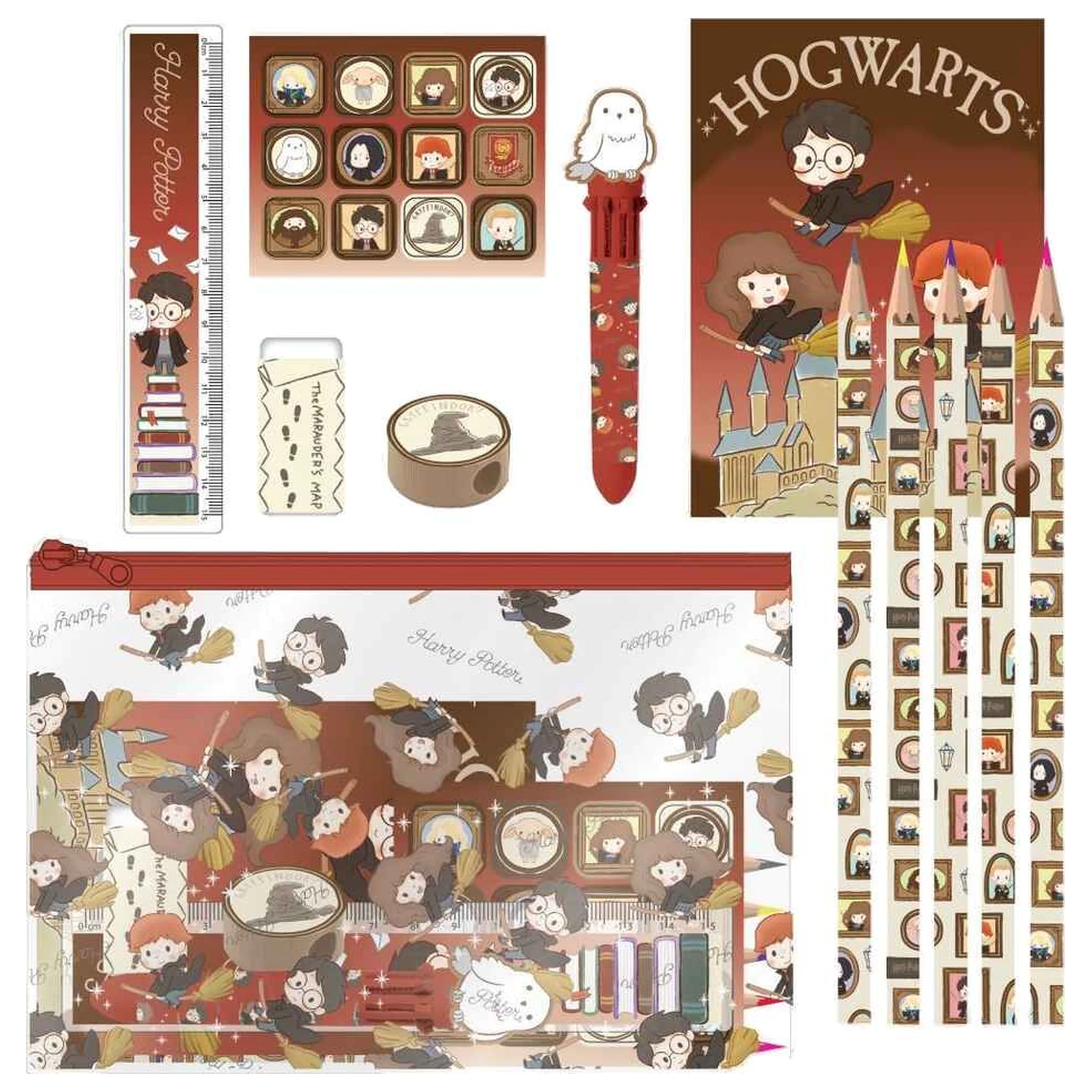 Harry Potter papierenská súprava produktová fotografia