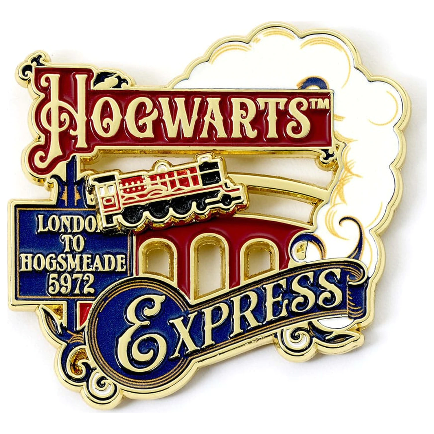 Harry Potter odznak Hogwarts Express (zlatý tón) produktová fotografia