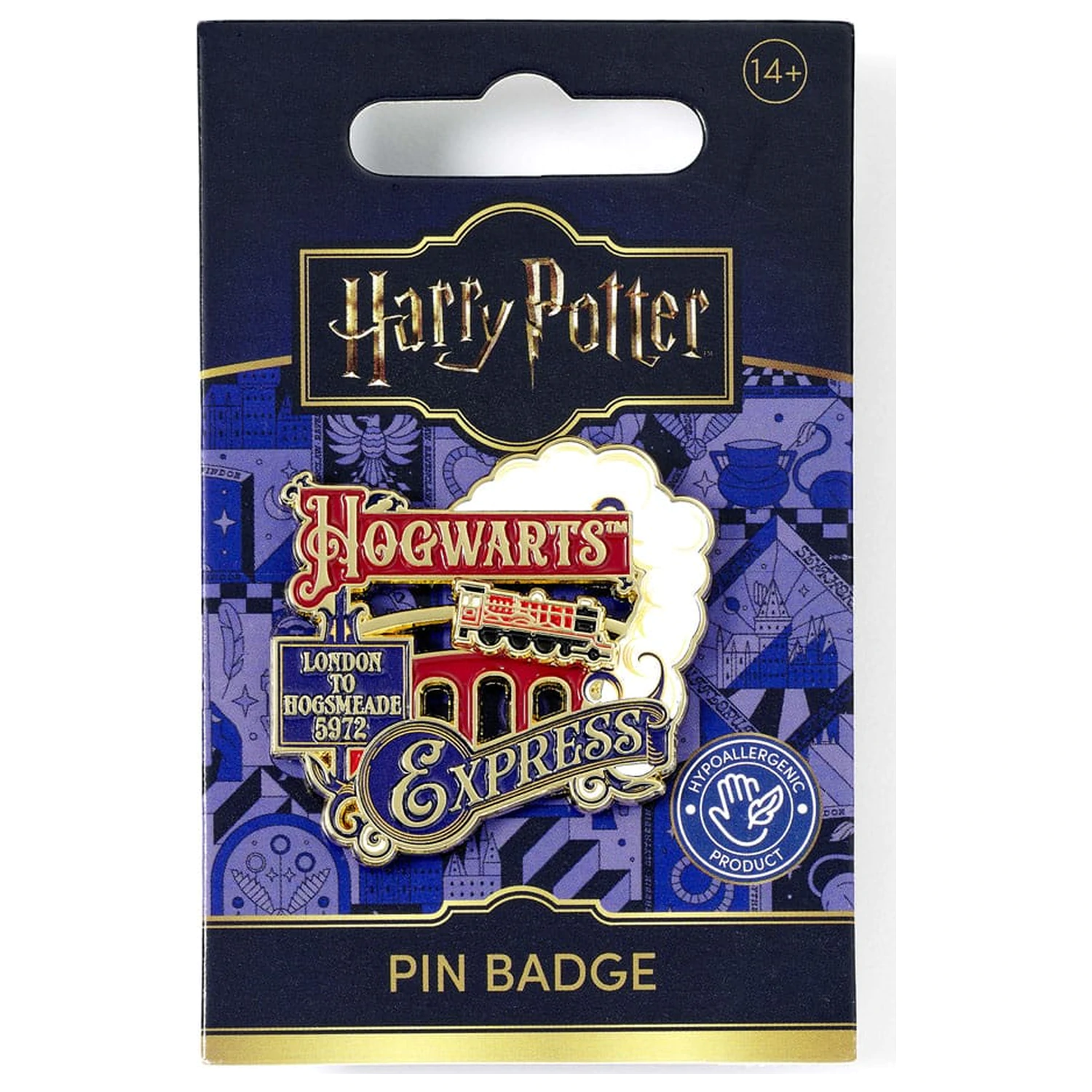 Harry Potter odznak Hogwarts Express (zlatý tón) produktová fotografia