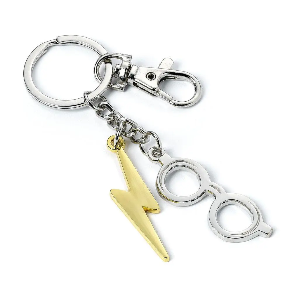 Harry Potter Keychain Lightening Bolt & Glasses (postriebrený) termékfotó