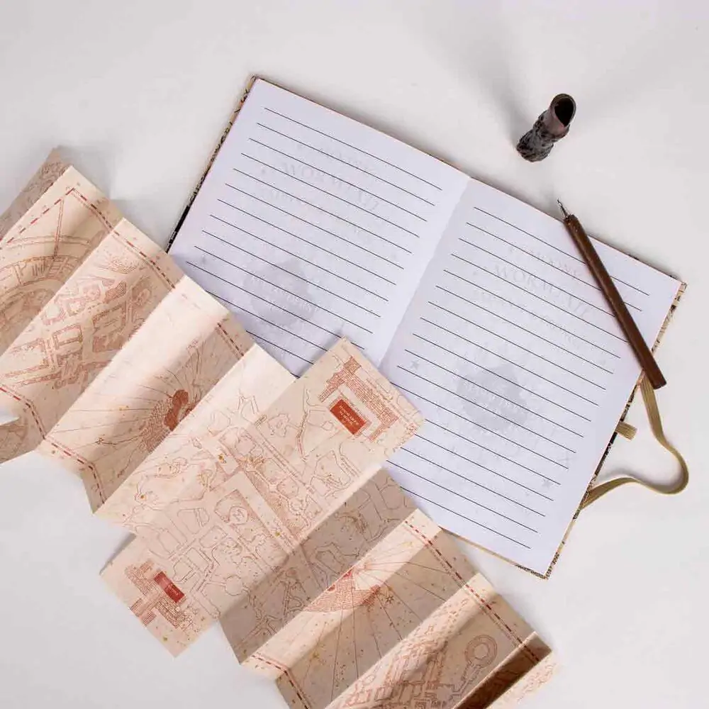 Harry Potter Stationery Set Marauder's Map - papiernická súprava produktová fotografia