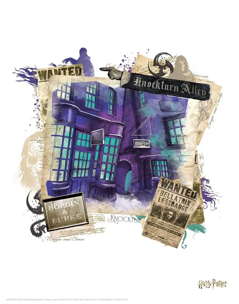 Harry Potter sada 10 litografií 36 x 28 cm produktová fotografia