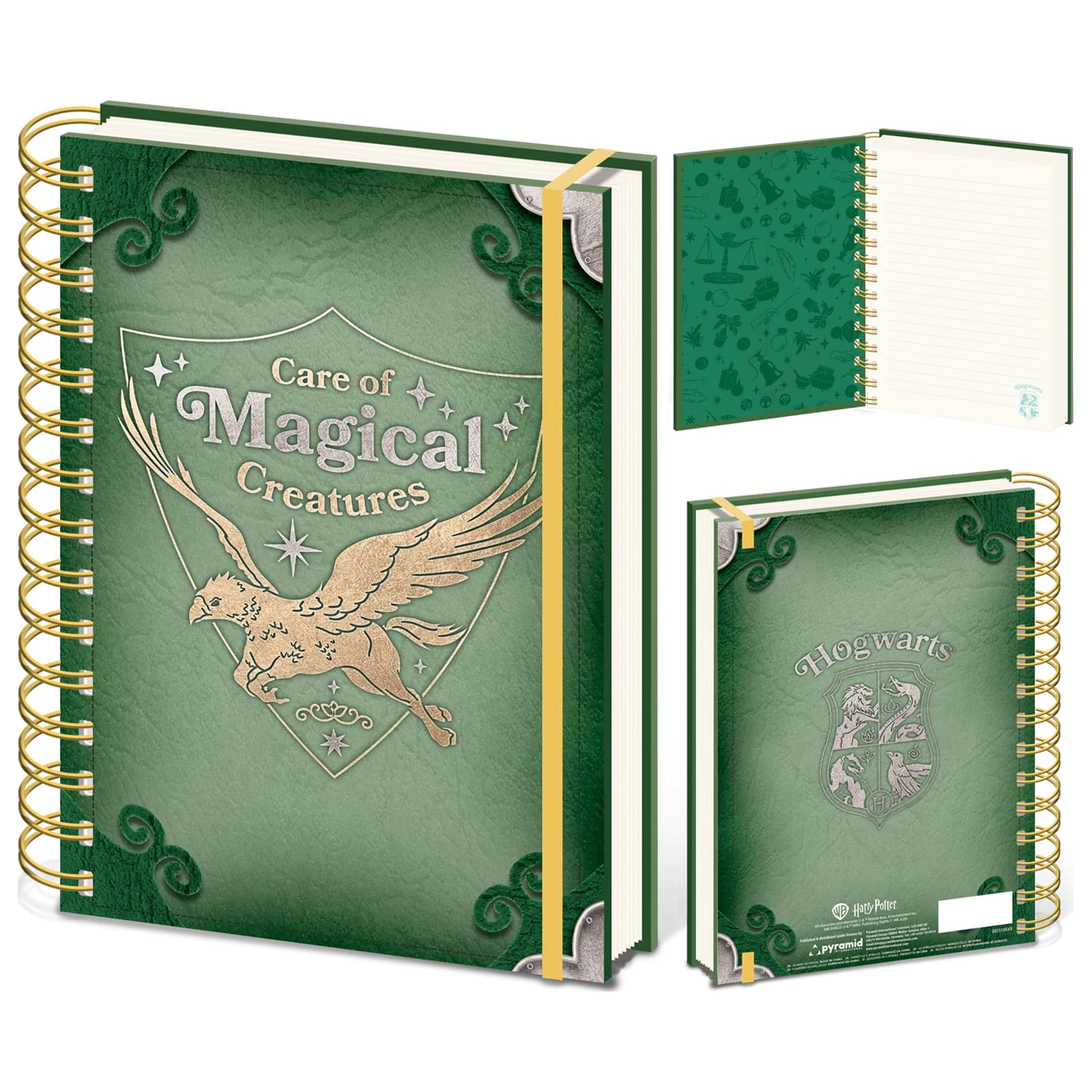 Harry Potter Magical Creatures A5 špirálový zápisník produktová fotografia